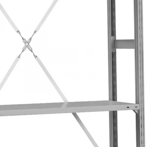 Стеллаж металлический Универсал, 3000x700x800 мм. Полки: метал. усил. 6 шт. (ТСУ 30070862)