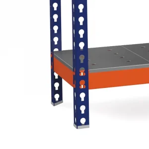 Стеллаж металлический Профи-Т 2000x1240x770 мм. Ярусы: оцинк. мет. перф. 3 шт. (Т-150/1 P/3)