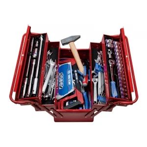 KING TONY Набор инструментов универсальный, раскладной ящик, 88 предметов