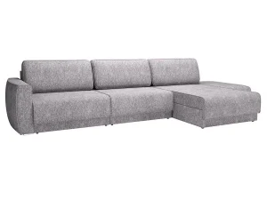 Женева 2SOPF ПРАВЫЙ диван-кровать угловой еврокнижка / Сильвер