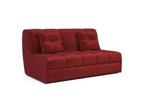 Диван Аккордеон Барон №2 бархат красный STAR VELVET 3 DARK RED