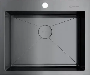 Мойка кухонная Omoikiri Akisame 59-GM вороненая сталь 4973096