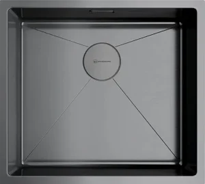 Мойка кухонная Omoikiri Taki 49-U/IF-GM вороненая сталь 4973524