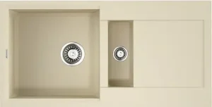 Мойка кухонная Omoikiri Sakaime 86-2-BE ваниль 4993118