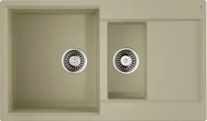 Мойка кухонная Omoikiri Daisen 86-2-BE ваниль 4993471