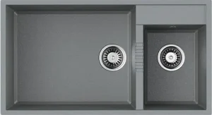 Мойка кухонная Omoikiri Tedori 85-2-U-GR leningrad grey 4993542