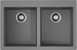 Мойка кухонная Omoikiri Bosen 80-2-GR leningrad grey 4993569