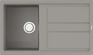 Мойка кухонная Omoikiri Kitagawa 86-GR leningrad grey 4993807