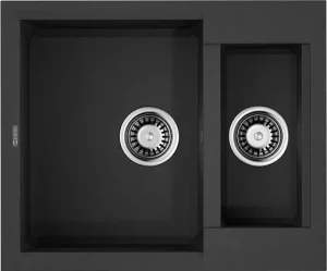 Мойка кухонная Omoikiri Sakaime-60-2-BL черный 4993908