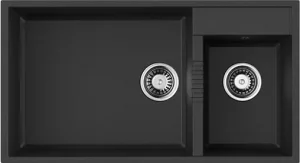 Мойка кухонная Omoikiri Tedori 85-2-U-BL черный 4993940