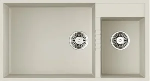 Мойка кухонная Omoikiri Tedori 85-2-U-WH белый 4993943