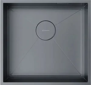 Мойка кухонная Omoikiri Kasen 48-26 INT GM вороненая сталь 4997058