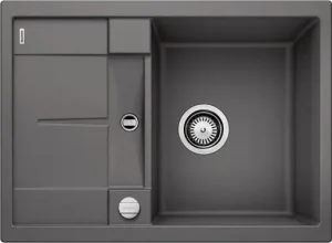 Мойка кухонная Blanco Metra 45 S Compact 68 тёмная скала 519573