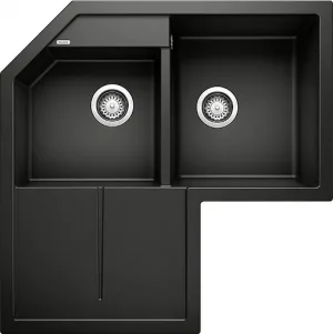 Мойка кухонная Blanco Metra 9 Е 83 черный 525938