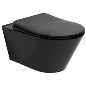 Унитаз подвесной безободковый Logan L3W Avva черный матовый 00288926