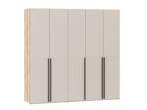 Шкафы Арден 200.04-200.02-полки-200.04-ящики Дуб Делано / Сантьяго софт