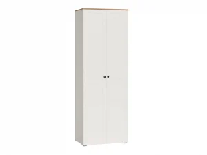 Остин Шкаф для одежды 13.336.02 белый/дуб золотой