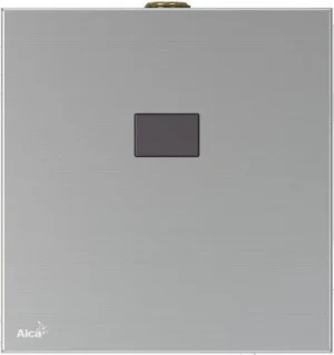 Автоматическое устройство смыва для писсуара (на батарейках 6V) металл AlcaPlast нержавеющая сталь ASP4-KB