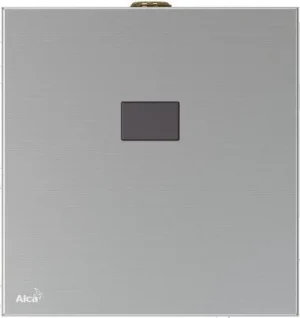 Автоматическое устройство смыва для писсуара (от сети 12V) металл AlcaPlast нержавеющая сталь ASP4-K