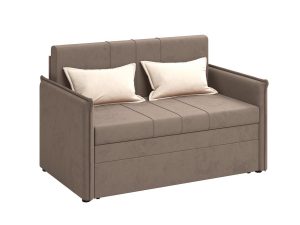 Дэнди диван-кровать 2 думки / велюр Fresh хумус / крем