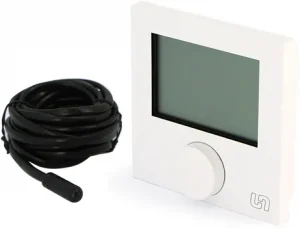 Беспроводной комнатный терморегулятор Uni-fitt белый 347M2000