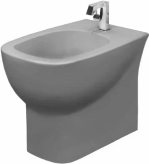 Биде напольное Sanita Luxe Infinity Color Grey Stone серый матовый BD.FS/Infinity/C/GRY.M/S1