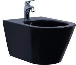 Биде подвесное Aquanet LAKE-B2B черный матовый