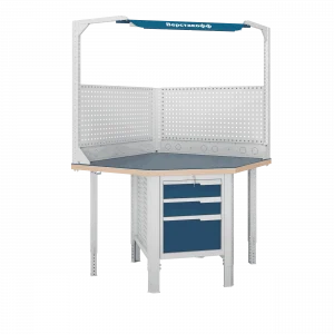 Верстак (угловой) CTR U532.S3.1-1FR