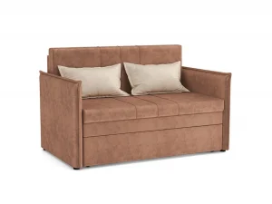 Диван-кровать Дэнди М2 велюр тенерифе корица/крем