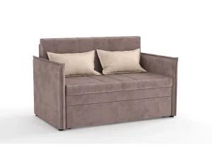 Диван-кровать Дэнди М2 велюр тенерифе стоун/крем