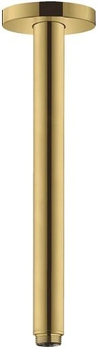 Держатель верхнего душа на потолок Hansgrohe S 300 полированное золото 27389990