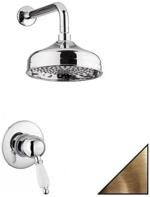 Душевая система со смесителем для душа Fiore Imperial бронза/белый 83ZZ5136