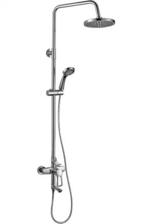 Душевая система со смесителем для ванны Rossinka T хром T40-46