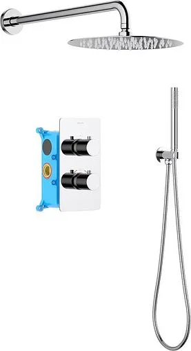 Душевая система с термостатом для душа Aquatek Европа хром AQ1376CR