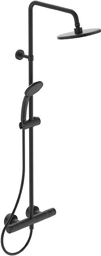 Душевая система с термостатом для душа Ideal Standard Ceratherm чёрный матовый A7545XG