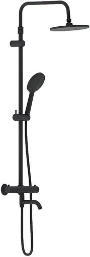 Душевая система с термостатом для ванны Damixa Jupiter чёрный матовый 977810300