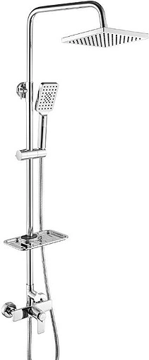 Душевая система со смесителем для душа Rossinka RS50 хром RS50-45