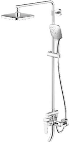 Душевая система со смесителем для ванны Bravat Source хром F6173218CP-A-ENG