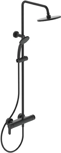 Душевая система со смесителем для ванны Ideal Standard Cerafine O чёрный матовый BC750XG