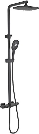 Душевая система со смесителем для ванны Timo Helmi чёрный матовый SX-1170/03
