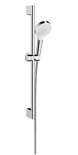 Душевая стойка Hansgrohe Crometta 100 Vario EcoSmart 2jet 90см хром/белый 26538400