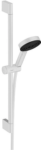 Душевая стойка Hansgrohe Pulsify Select S 105 3jet Relaxation 65см белый матовый/графит 24160700