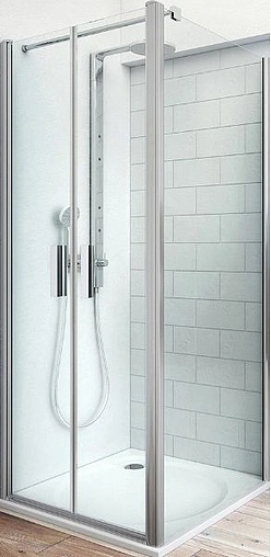 Душевое ограждение 1100x800мм прозрачное стекло Roltechnik Tower Line TCN2+TCB/1100*800 731-1100000-01-02+741-8000000-01-02