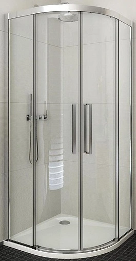 Душевое ограждение 900x900мм прозрачное стекло Roltechnik Exclusive Line ECR2N/900 561-9000000-00-02