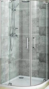 Душевое ограждение 1000x1000мм прозрачное стекло Roltechnik Elegant Neo Line GR2N/1000 187-1100000-00-02