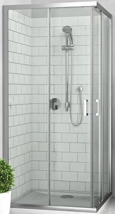 Душевое ограждение 1200x900мм прозрачное стекло Roltechnik Lega Line LLS2/1200 554-1209000-00-02