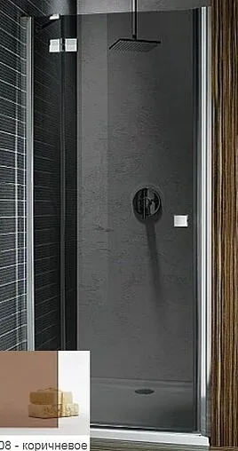 Дверь в нишу 1000мм тонированное стекло Radaway Almatea DWJ 100 L 31202-01-08N