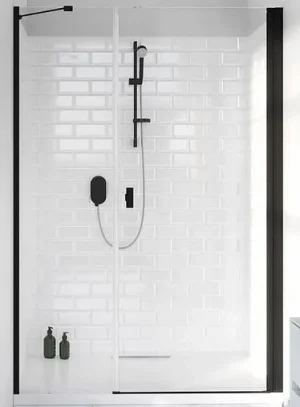 Дверь в нишу 1100мм прозрачное стекло Radaway NES Black DWS I 110 R 10028110-54-01R