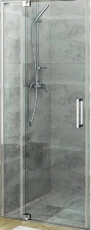 Дверь в нишу 1100мм прозрачное стекло Roltechnik Elegant Neo Line GDO1N+GZ/1100 188-1100000-00-02+190-0000000-00