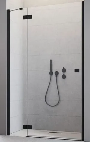 Дверь в нишу 1200мм прозрачное стекло Radaway Essenza New Black DWJ 120 L 385016-54-01L